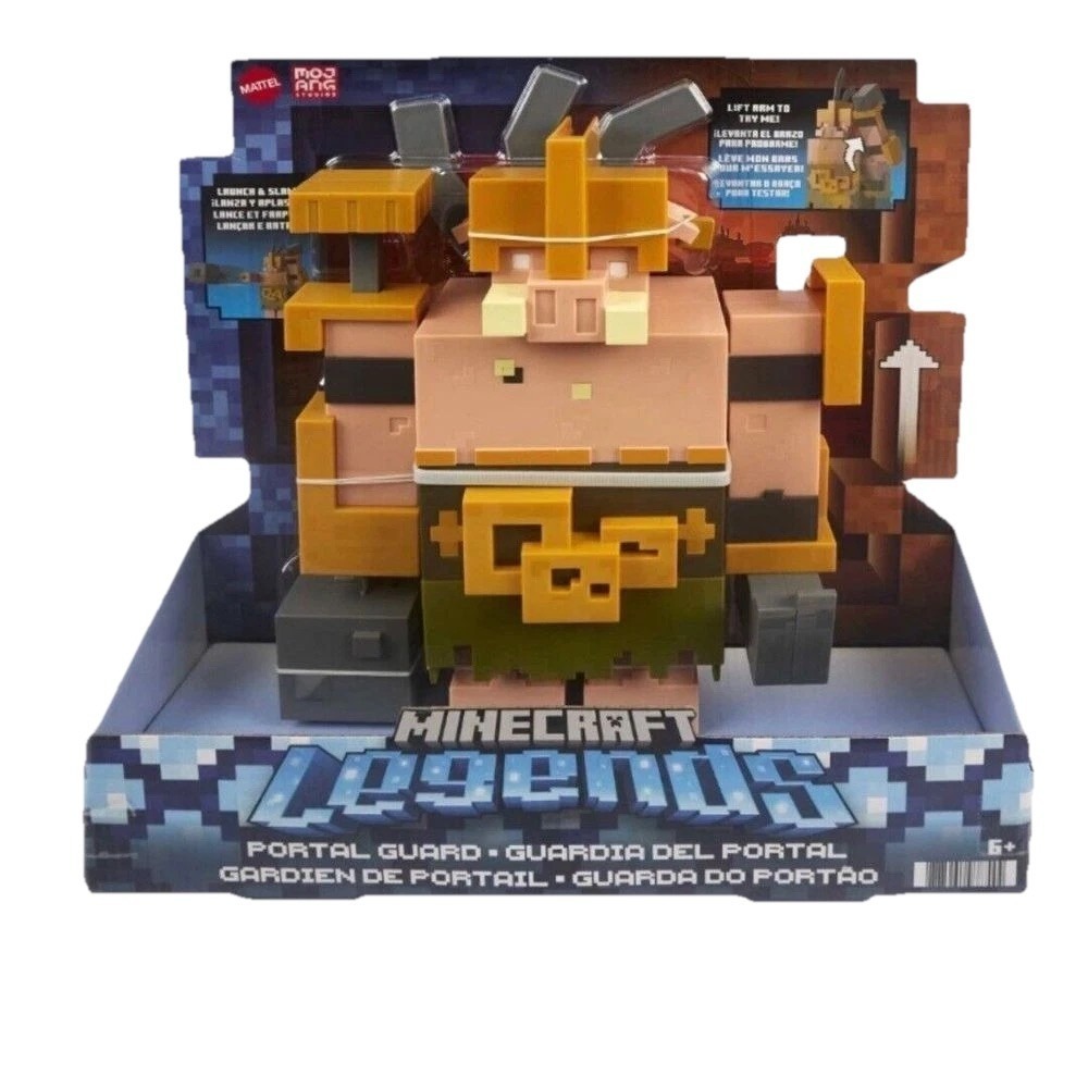 Minecraft Giant Legends Portal Guard Action Figure Mattel 2 Attack Features NIB